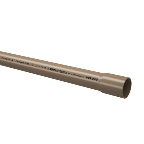 Tubo Marrom Soldável de 32mm (1") com 6m Fortlev
